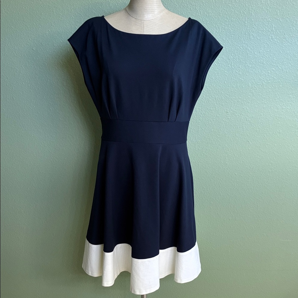 Kate Spade Navy and White Mini Dress